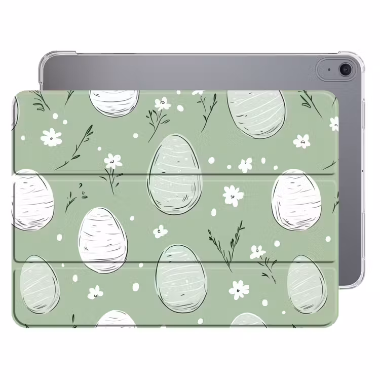 iPad hoes - Groen - Eieren - Patroon — 1