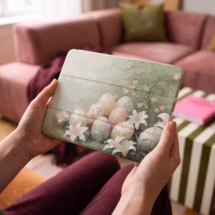 iPad hoes - Paaseieren - Pasteltinten - Bloemen — 4