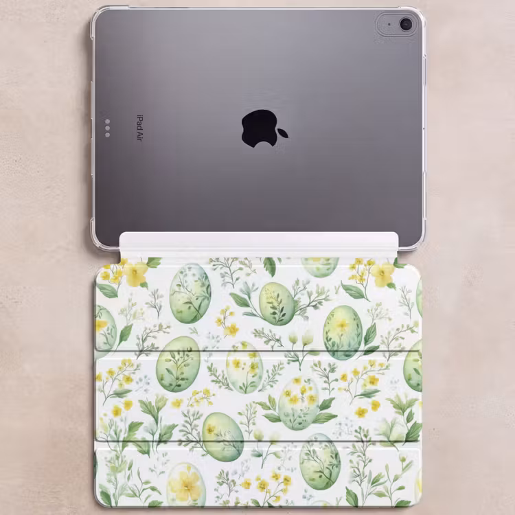 iPad hoes - Patroon - Groen - Eieren — 6