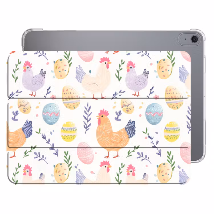 iPad hoes - Patroon - Kip - Paaseieren — 1