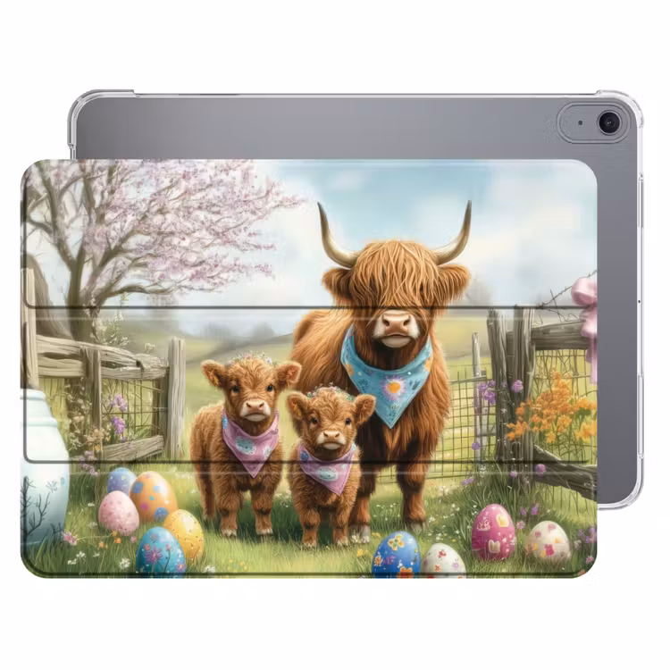 iPad hoes - Schotsehooglanders - Paaseieren - Lente — 1