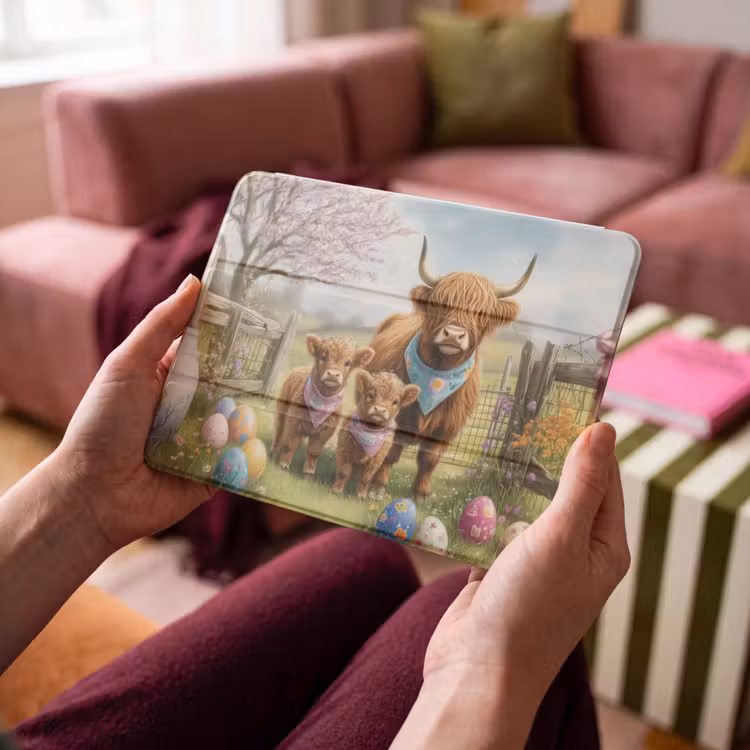 iPad hoes - Schotsehooglanders - Paaseieren - Lente — 4