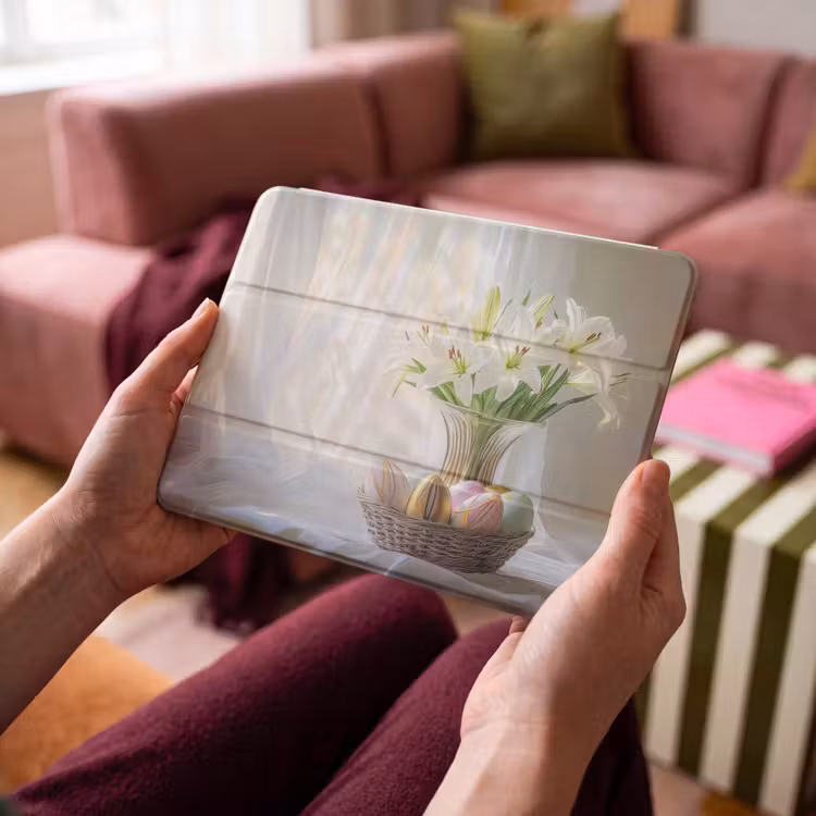 iPad hoes - Vaas - Eieren - Bloemen — 4