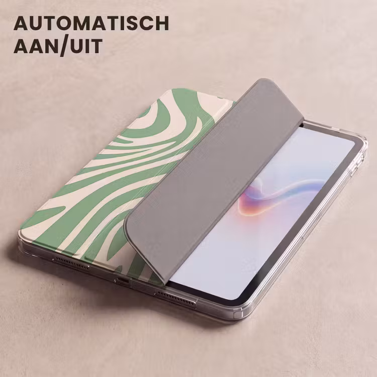 iPad hoes - Zebrapatroon - Groen - Retro — 5