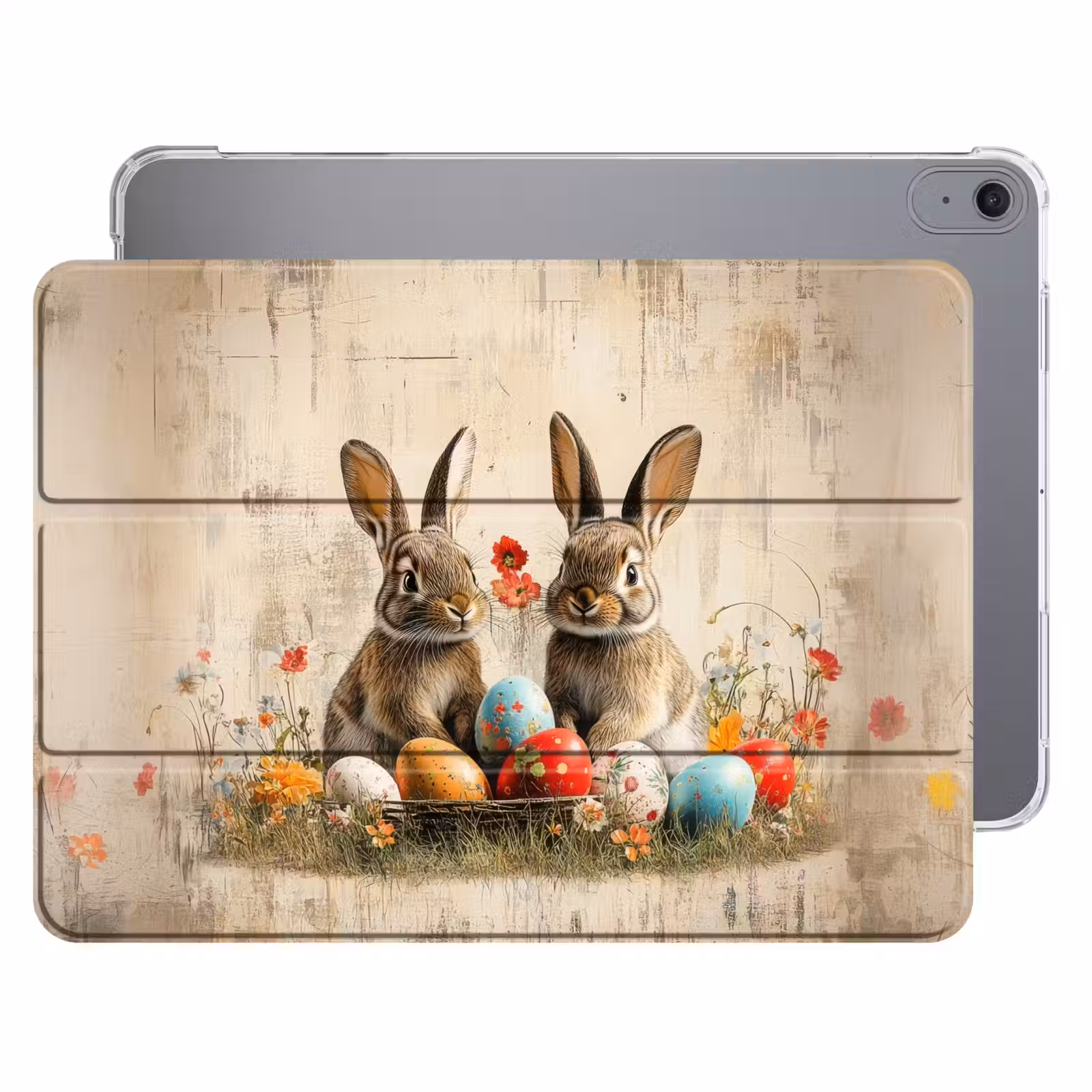iPad hoes - Konijnen - Bloemen - Eieren — 1