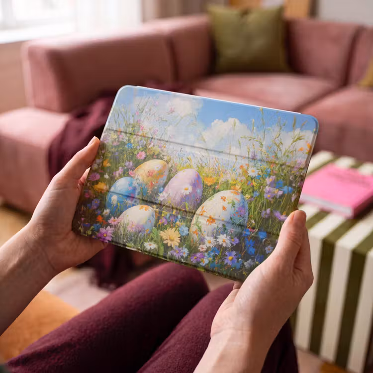 iPad hoes - Grasveld - Eieren - Bloemen — 4