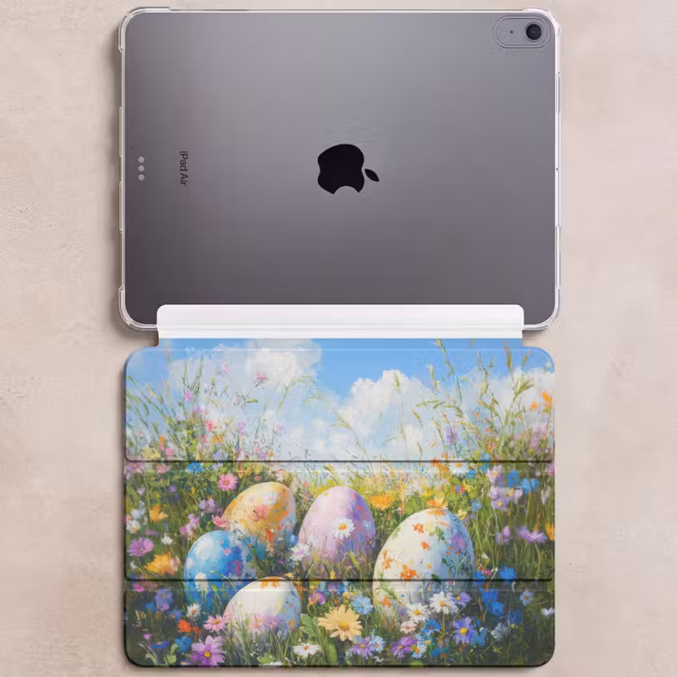 iPad hoes - Grasveld - Eieren - Bloemen — 6