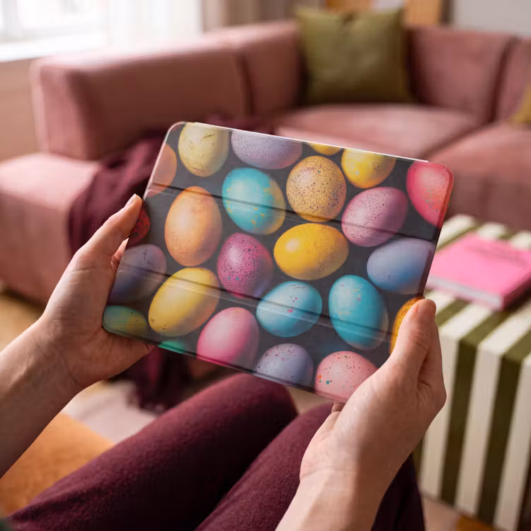iPad hoes - Kleurrijk - Paaseitjes - Spetters — 4