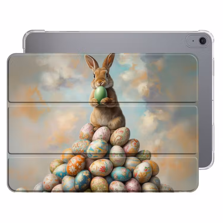 iPad hoes - Konijn - Eieren - Kleurrijk — 1