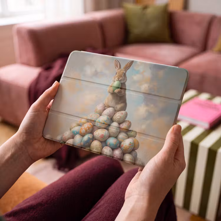 iPad hoes - Konijn - Eieren - Kleurrijk — 4