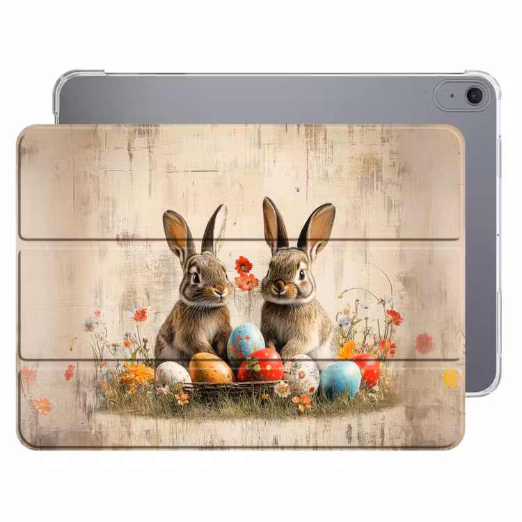iPad hoes - Konijnen - Bloemen - Eieren — 1