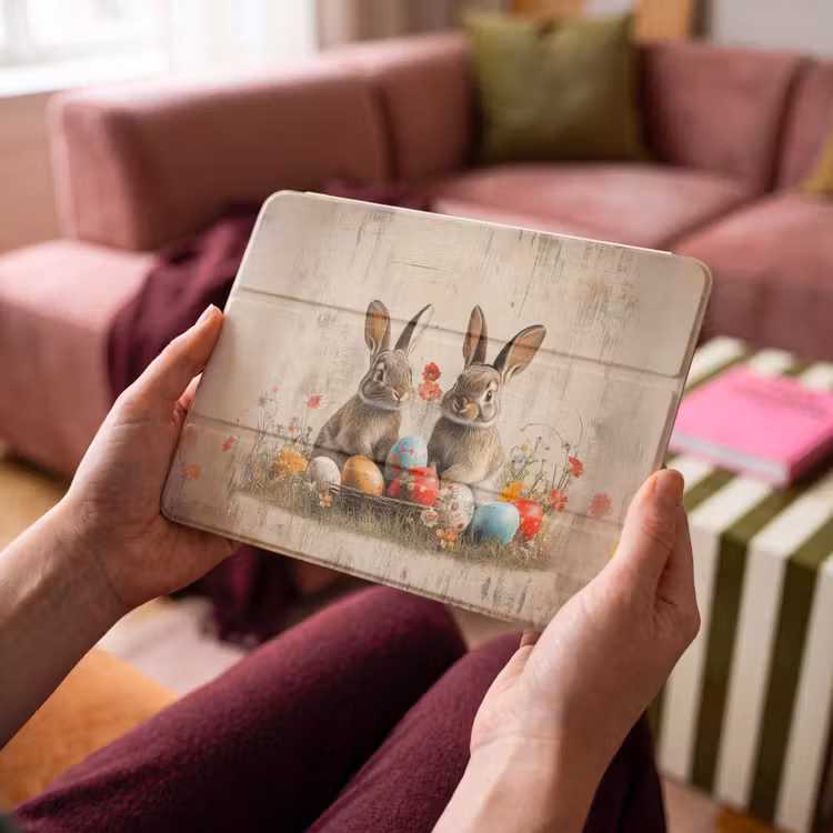 iPad hoes - Konijnen - Bloemen - Eieren — 4