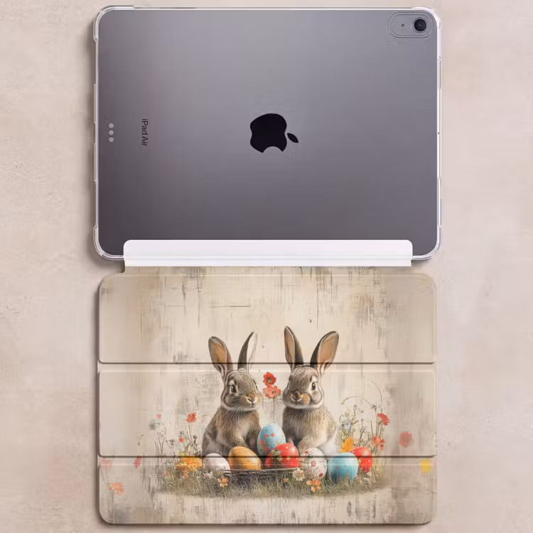 iPad hoes - Konijnen - Bloemen - Eieren — 6
