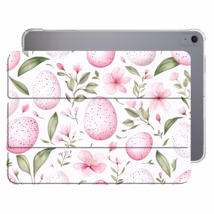 iPad hoes - Patroon - Eieren - Roze - Pasen — 1