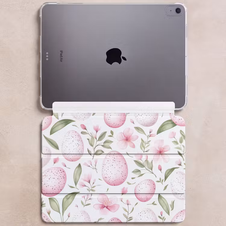 iPad hoes - Patroon - Eieren - Roze - Pasen — 6