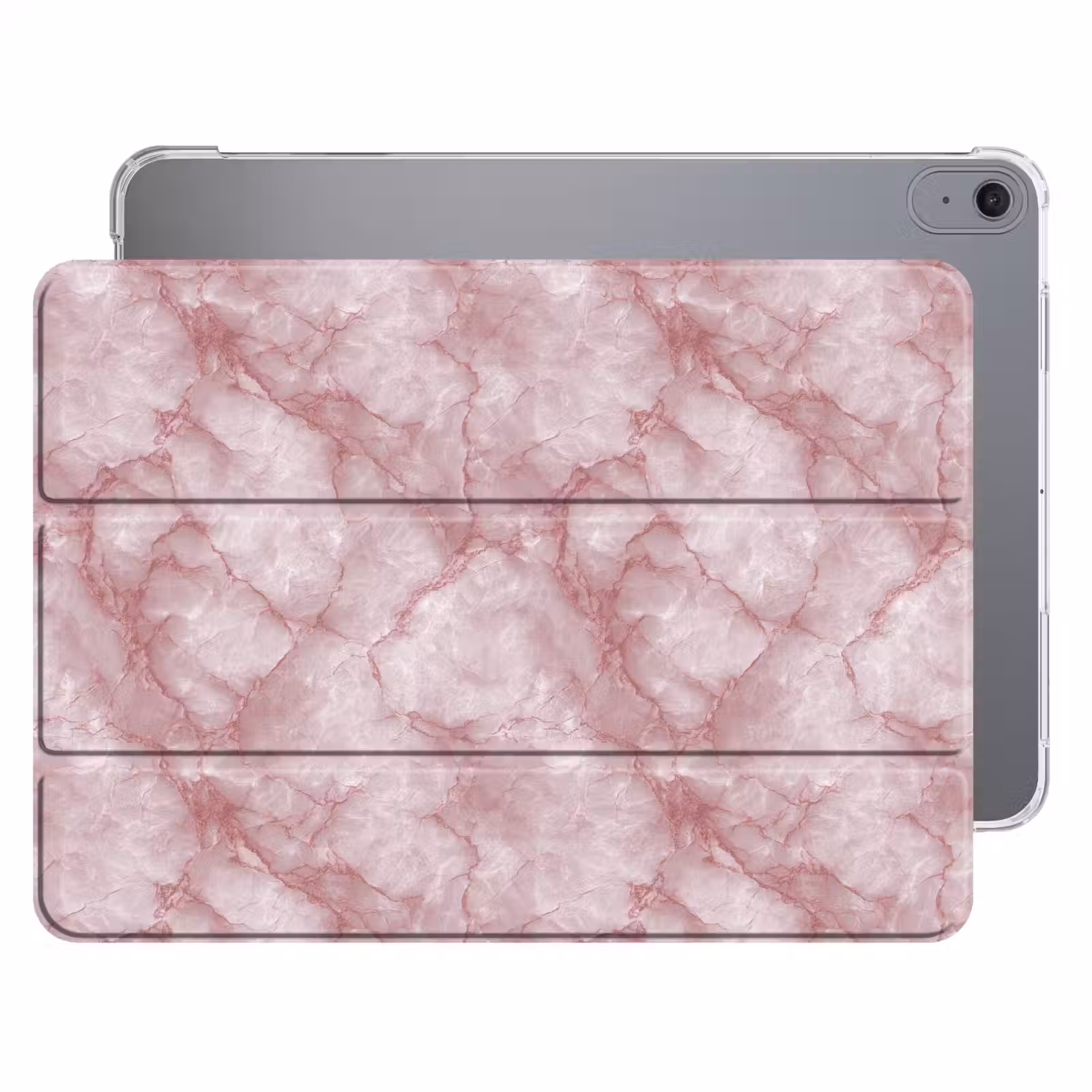 iPad hoes - Roze - Kwartsmarmer - Aders — 1