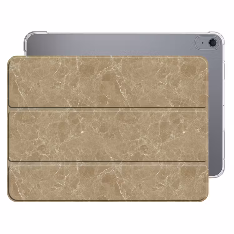 iPad hoes - Beige - Marmer - Witte aders — 1