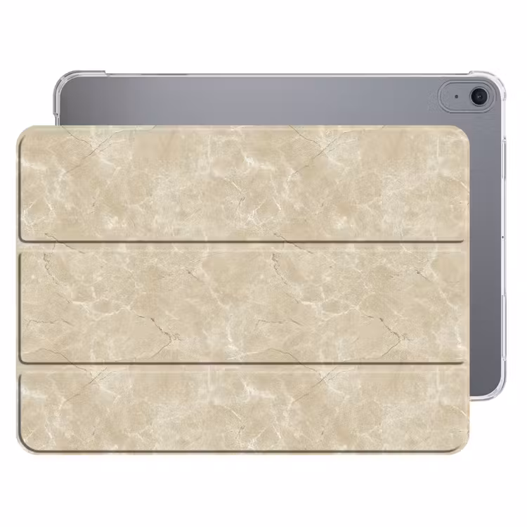 iPad hoes - Lichtbeige - Marmer - Diffusie adering — 1
