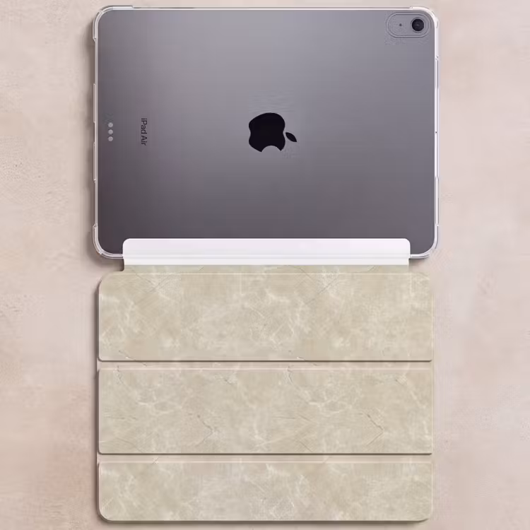 iPad hoes - Lichtbeige - Marmer - Diffusie adering — 6