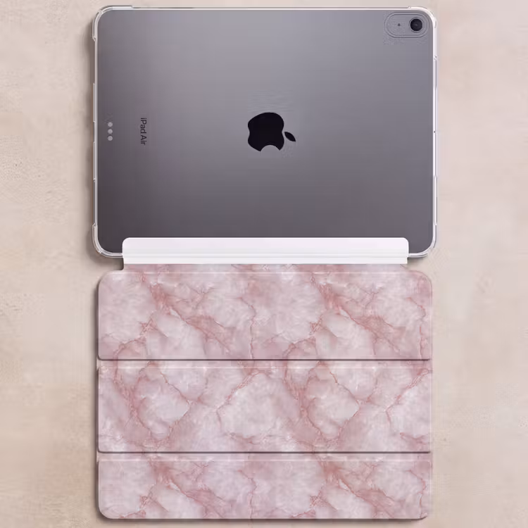iPad hoes - Roze - Kwartsmarmer - Aders — 6