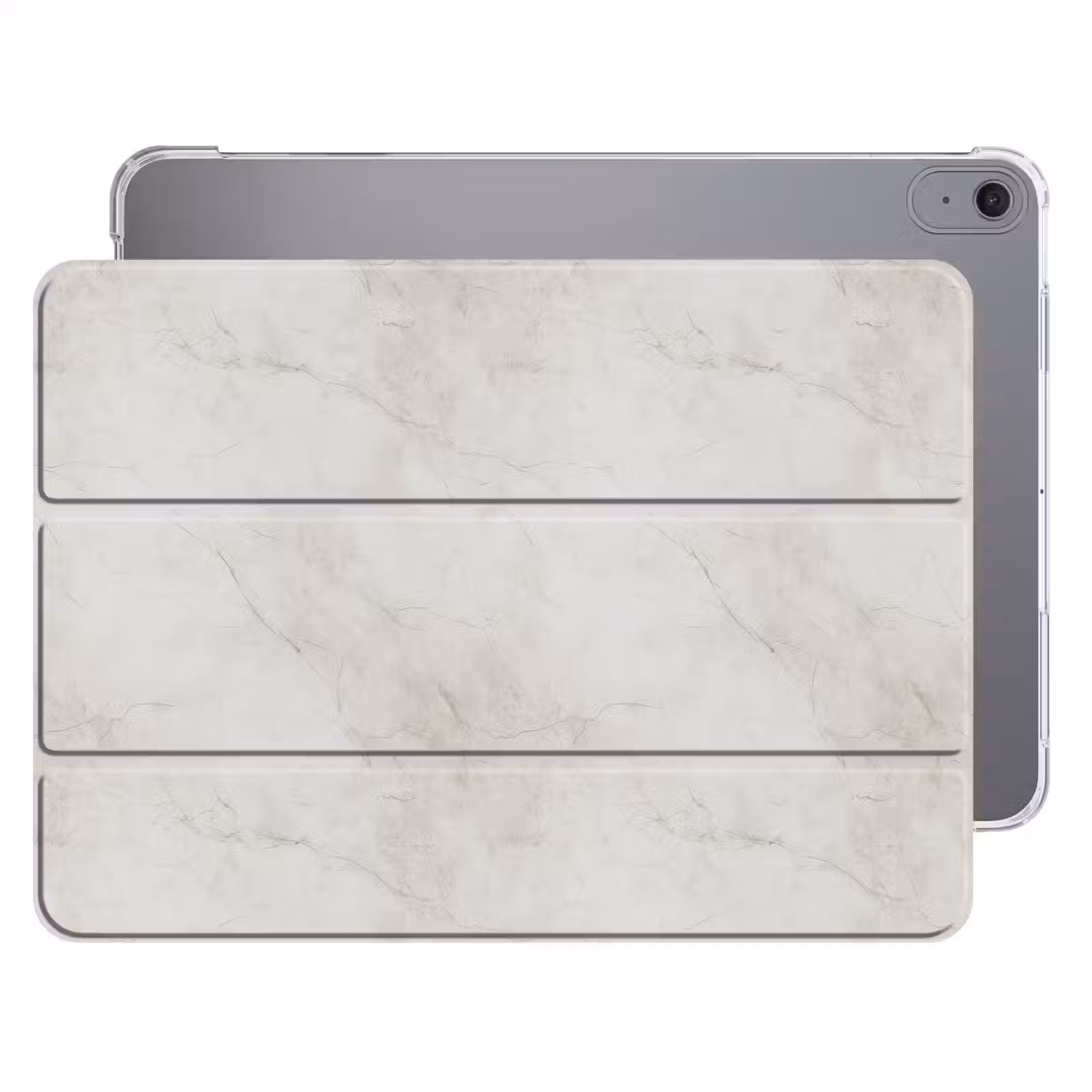 iPad hoes - Grijs - Marmer - Aders — 1