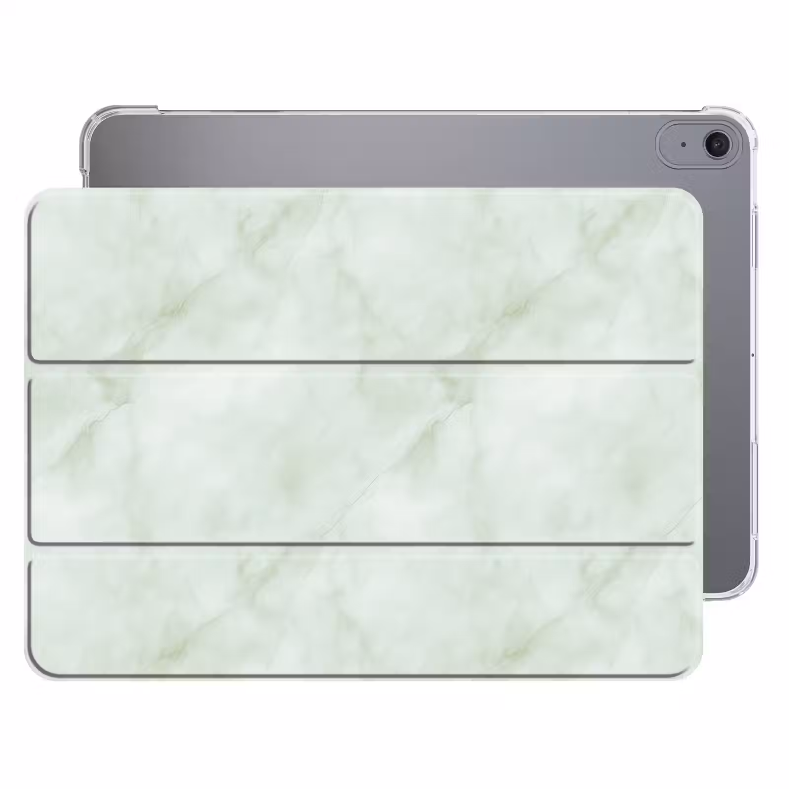 iPad hoes - Groen - Marmer - Vloeiende aders — 1