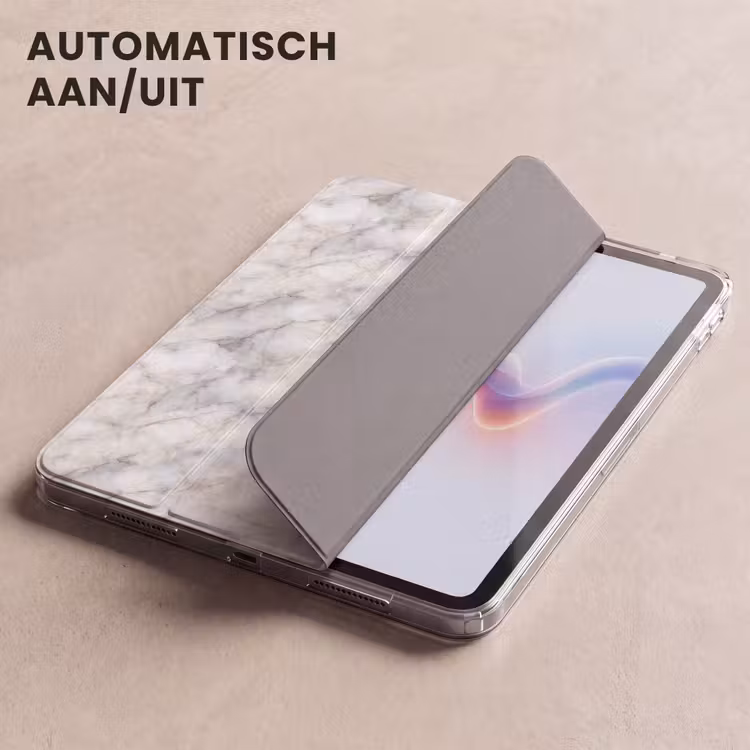 iPad hoes - Grijs - Marmer - Gedetailleerd — 5