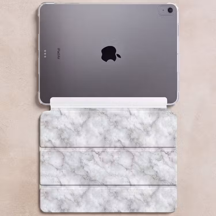 iPad hoes - Grijs - Marmer - Klassiek - Aders — 6