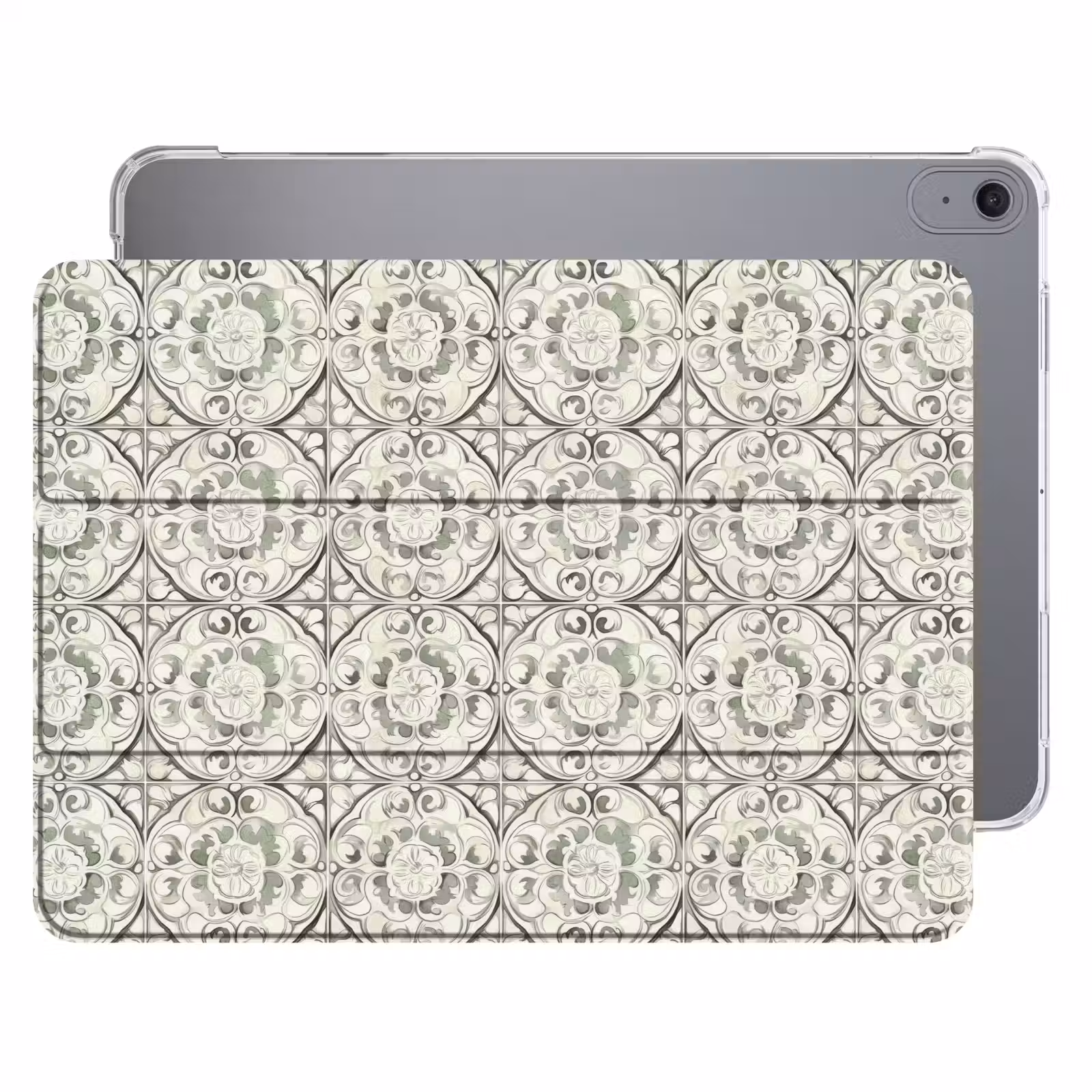 iPad hoes - Krulornament - Tegel - Groen — 1