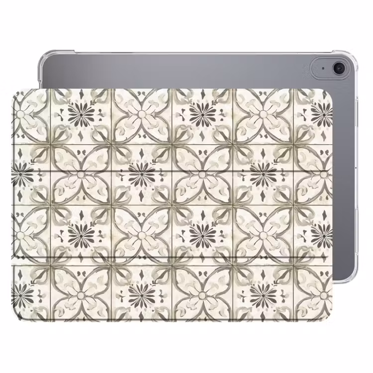 iPad hoes - Antiek - Tegel - Beige — 1