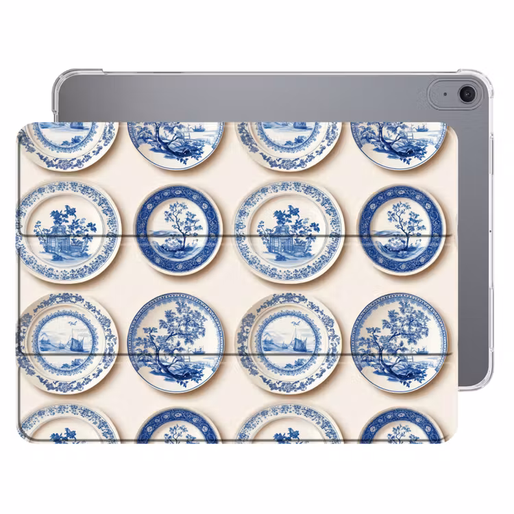 iPad hoes - Borden - Bomen - Planten - Blauw — 1