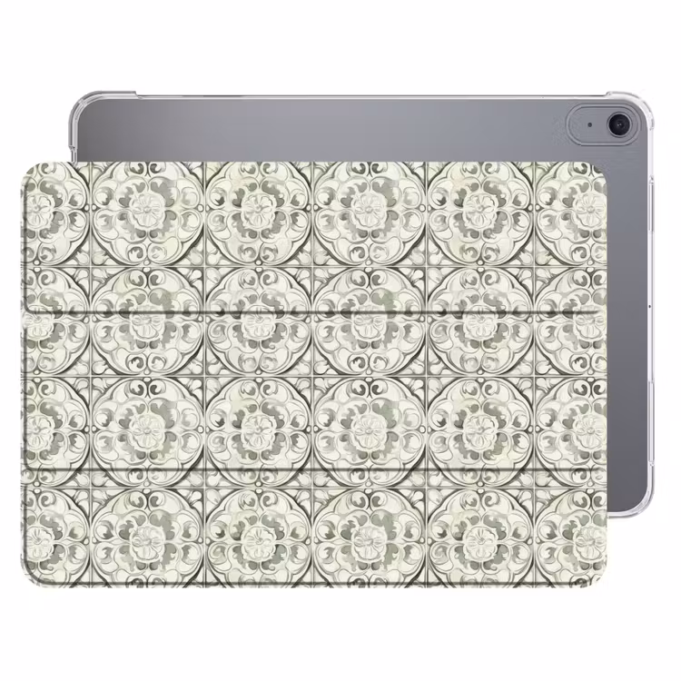 iPad hoes - Krulornament - Tegel - Groen — 1
