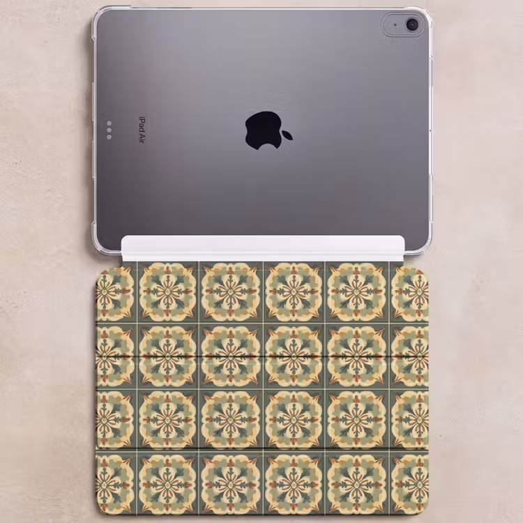 iPad hoes - Ornament - Patroon - Groen — 6