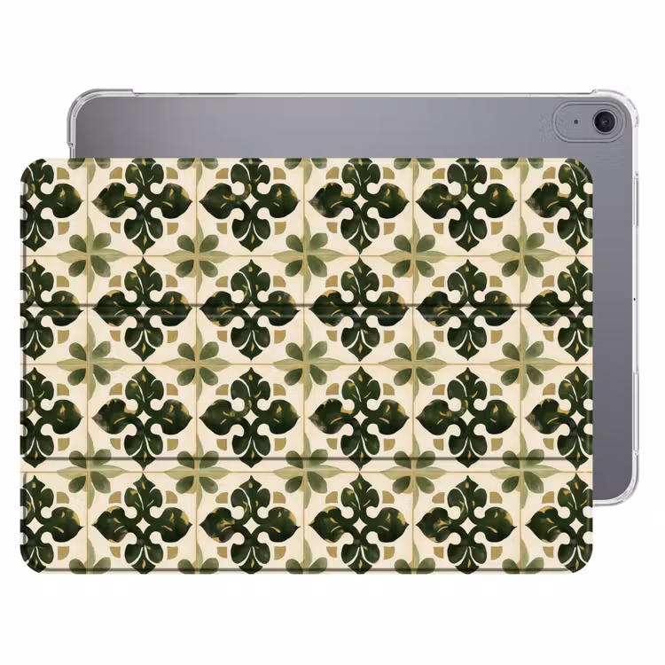 iPad hoes - Patroon - Tegel - Groen — 1