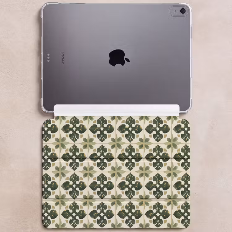 iPad hoes - Patroon - Tegel - Groen — 6