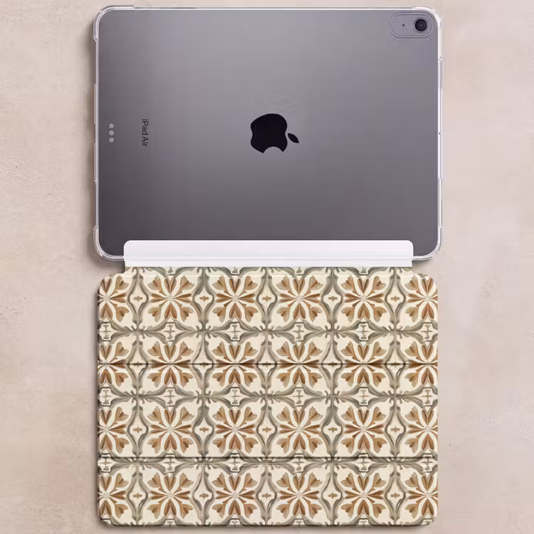 iPad hoes - Siertegel - Patroon - Bruin — 6