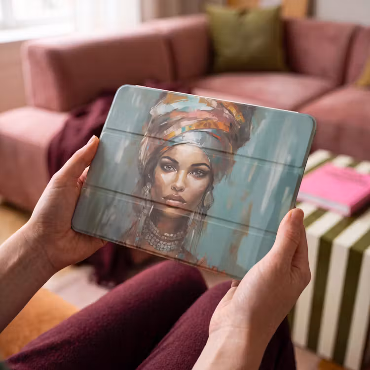 iPad hoes - Vrouw - Kunst - Sieraden - Portret — 4