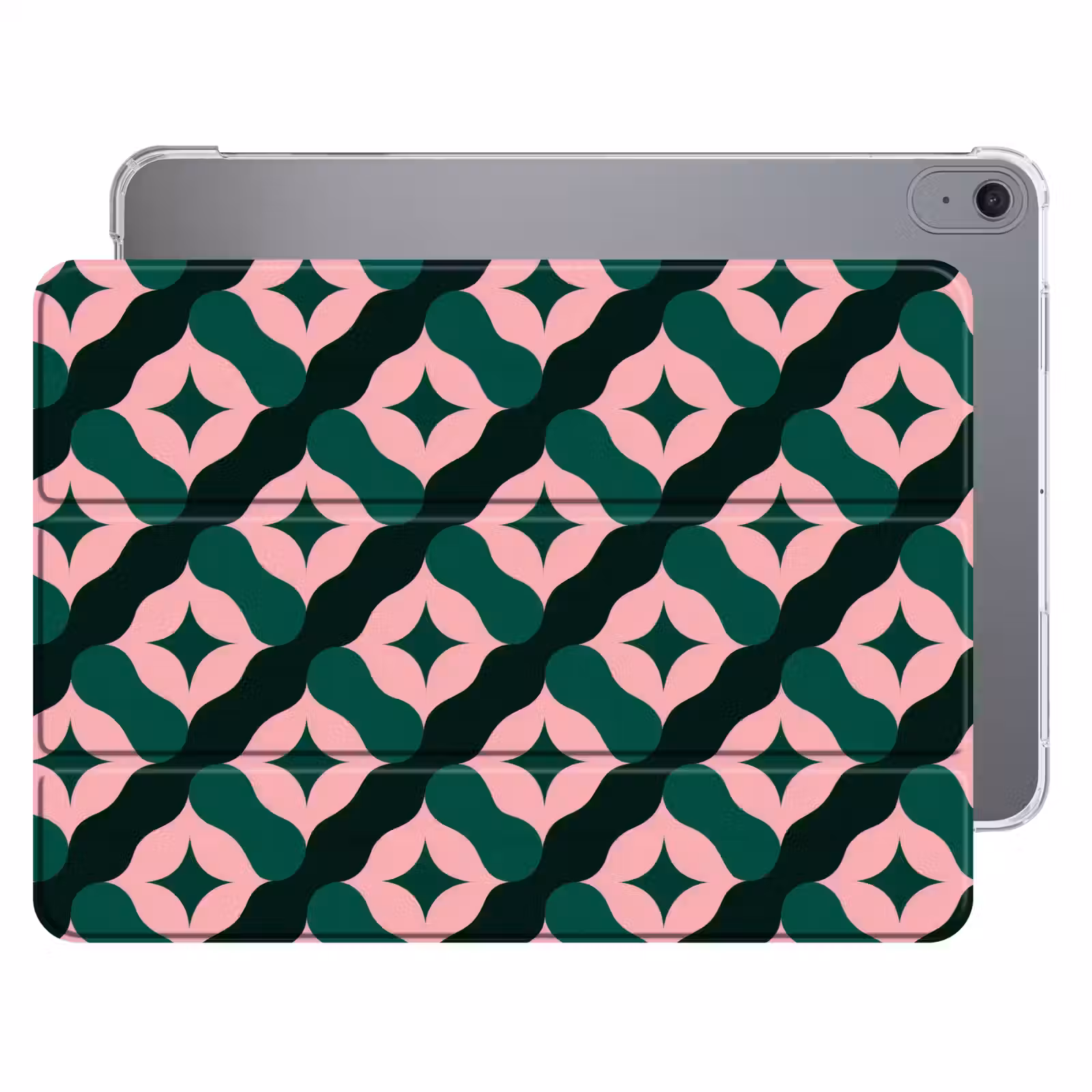 iPad hoes - Groen - Roze - Retro - Sterren — 1