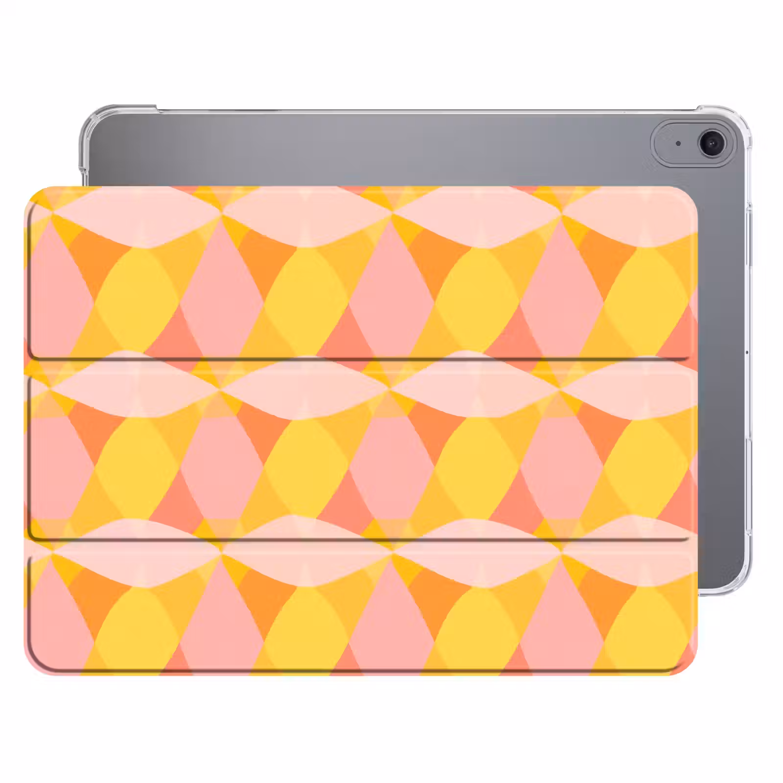 iPad hoes - Kleurrijk - Ruitpatroon - Bladvormen — 1