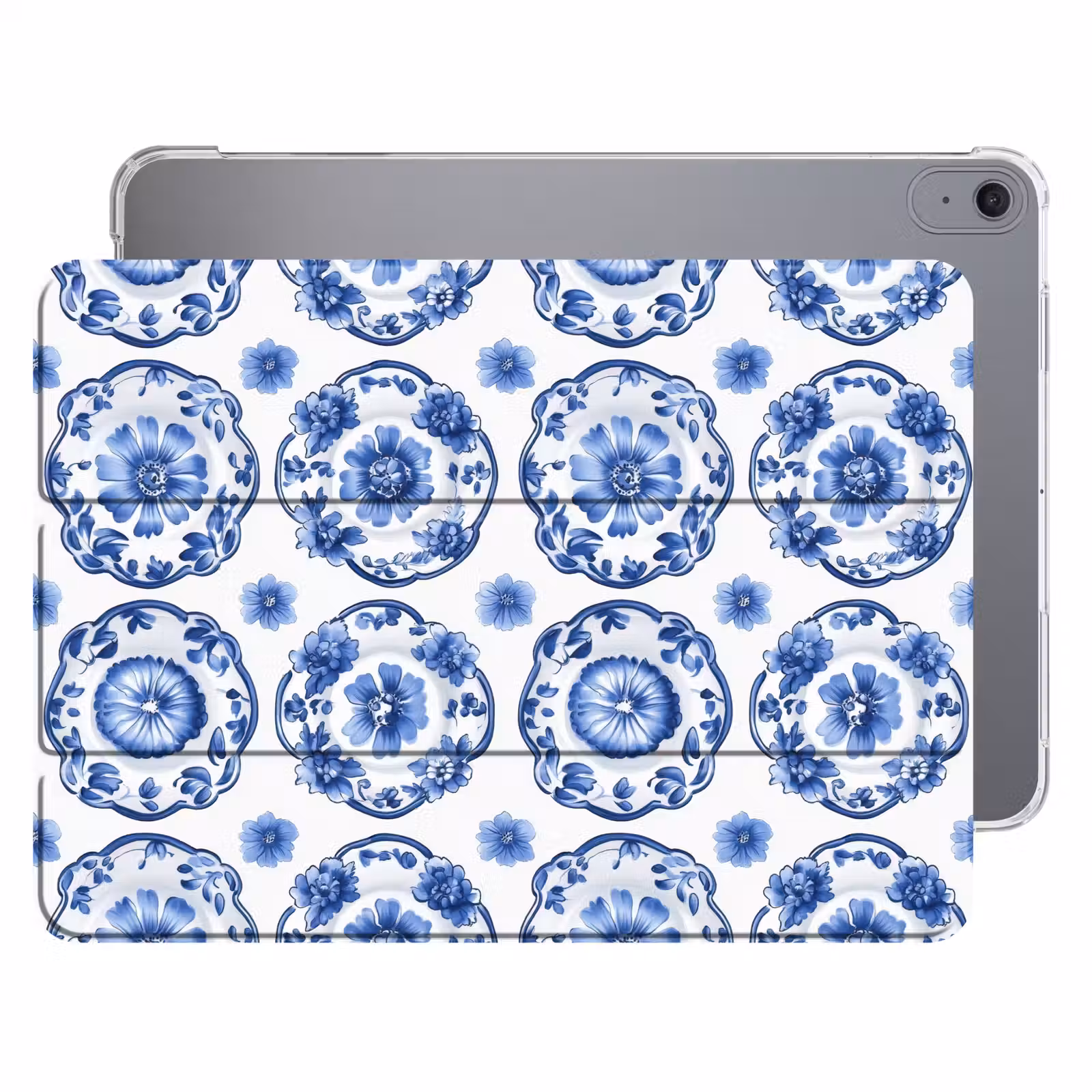 iPad hoes - Sierborden - Bloemen - Blauw — 1
