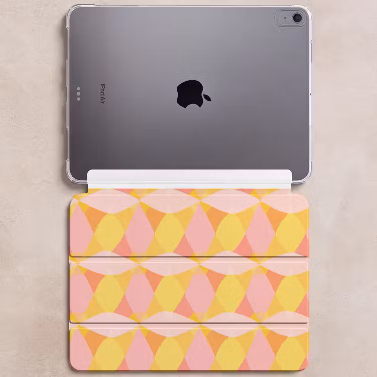 iPad hoes - Kleurrijk - Ruitpatroon - Bladvormen — 6