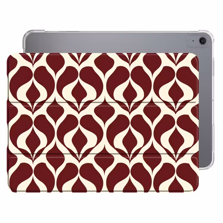 iPad hoes - Rood - Druppelpatroon - Grafisch — 1