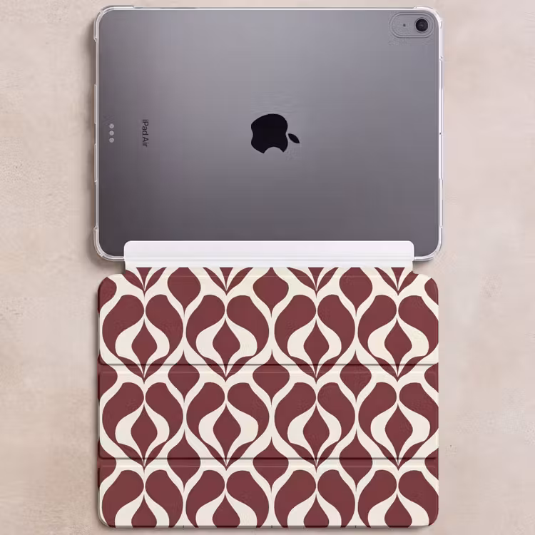 iPad hoes - Rood - Druppelpatroon - Grafisch — 6