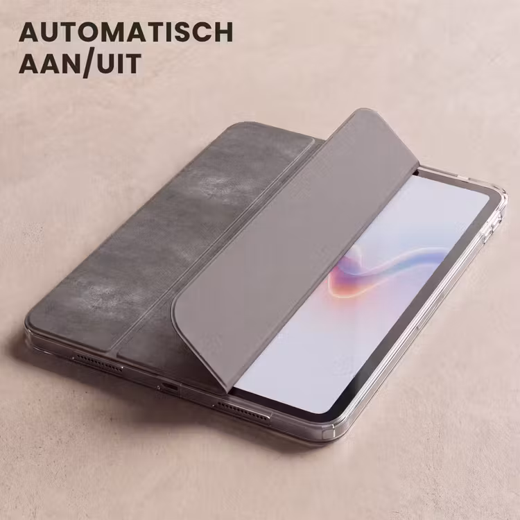 iPad hoes - Donkergrijs - Ruw - Beton — 5