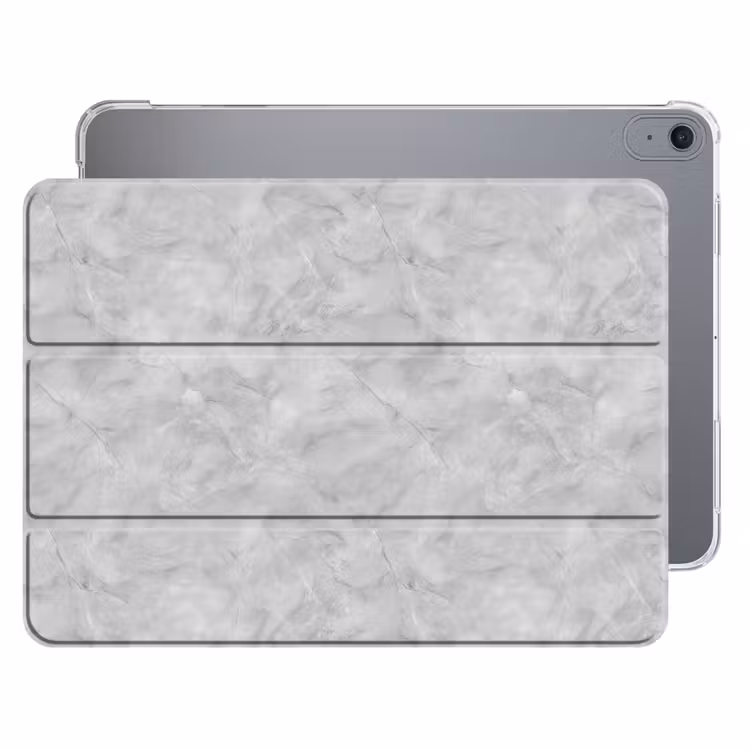 iPad hoes - Grijs - Marmer - Mat — 1