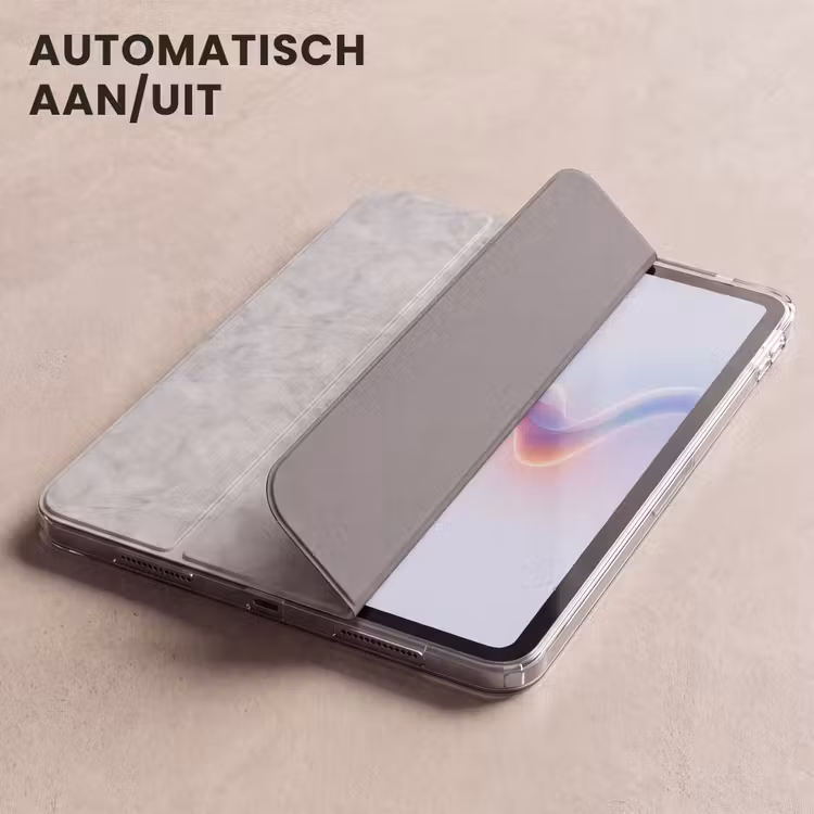 iPad hoes - Grijs - Marmer - Mat — 5