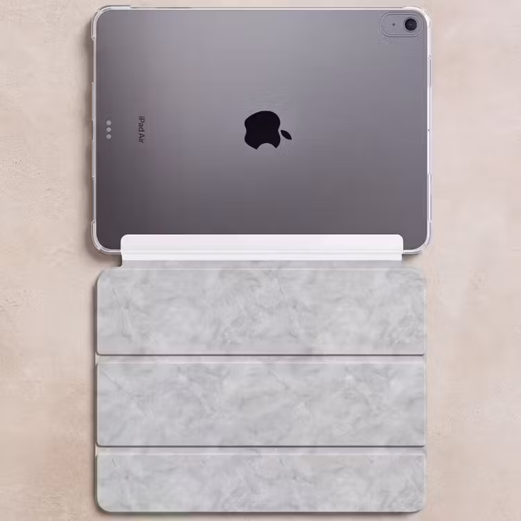 iPad hoes - Grijs - Marmer - Mat — 6