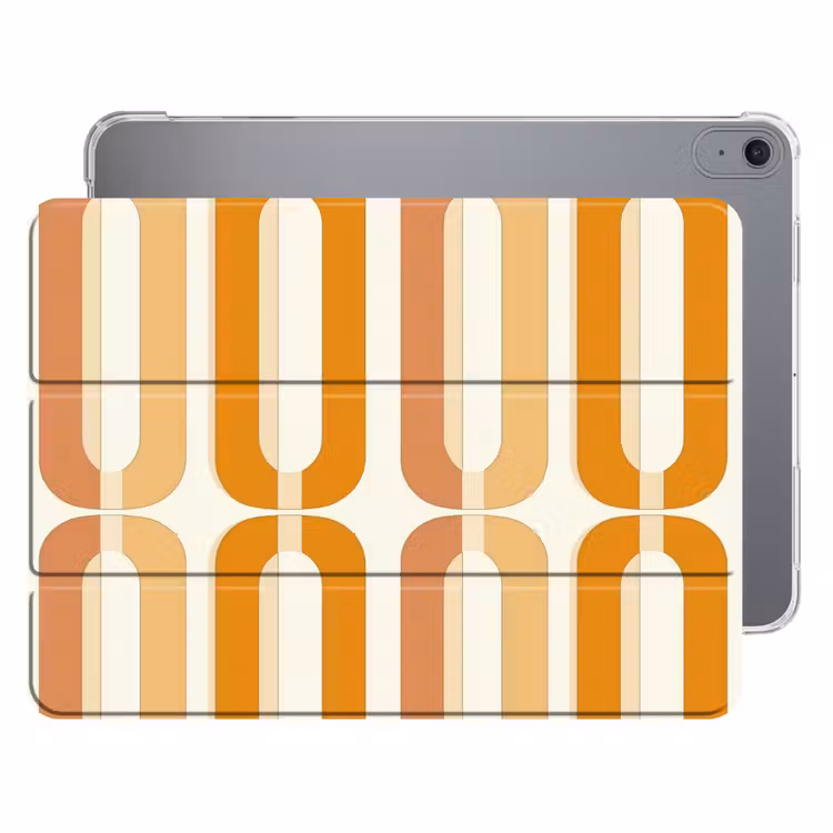 iPad hoes - U-vorm - Retro - Oranje — 1