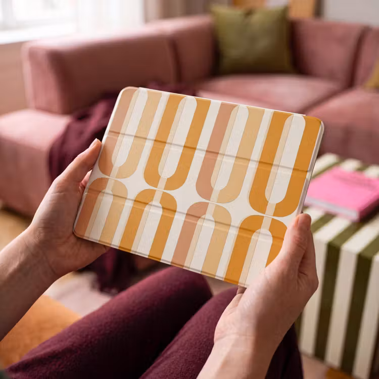 iPad hoes - U-vorm - Retro - Oranje — 4