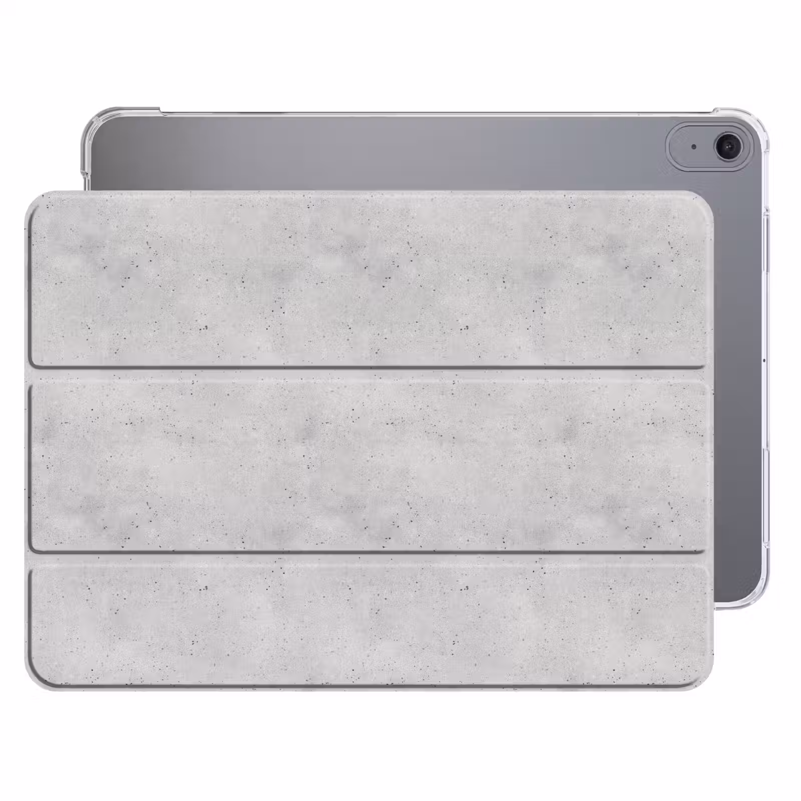 iPad hoes - Grijs - Beton - Neutraal — 1